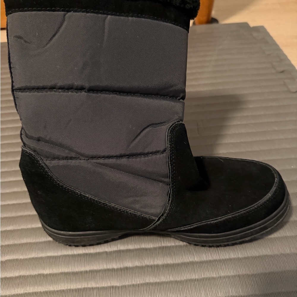 Coach Black Fur-Lined Boots - Picture 5 of 10
